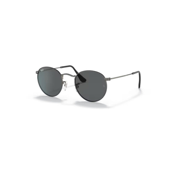 0RB3447 - Round metal Gunmetal